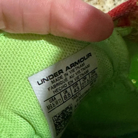 Under Armour M9.5/W11 Officially Unveil the Curry 7 “Sour Patch Kids” Like New - Picture 10 of 10